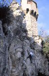The President in azione alla Seconda Torre di San Marino.