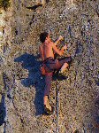 Attila al tramonto su L'uomo che non credeva (6b) - Afternoon