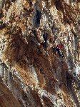 Gas su Trella (6c+, 40m) - Grande Grotta; probabilmente la via più bella mai salita 